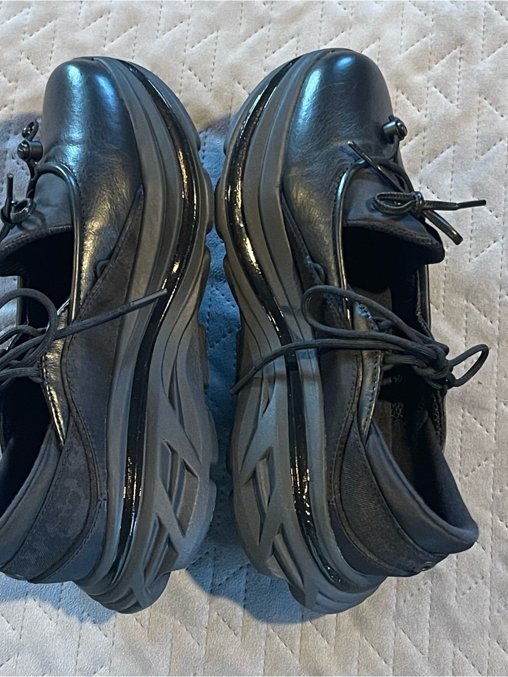 Hoka Bondi Mary Jane shoes womens 10.5 mens 9.5 EUC black - Picture 7 of 15